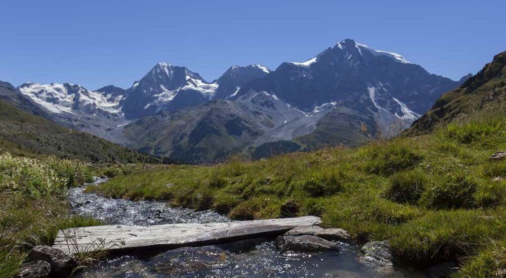 Suedtirol, Vinschgau, Sulden, Ortlergebiet, Weg zur Duesseldorfer Huette,